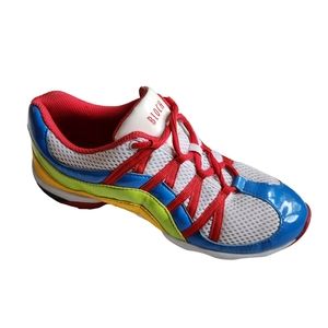 Women's Bloch Wave Sneaker Dance Shoes Size 10 Mulitcolor
